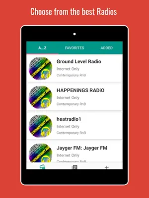 Contemporary RnB Radio android App screenshot 2