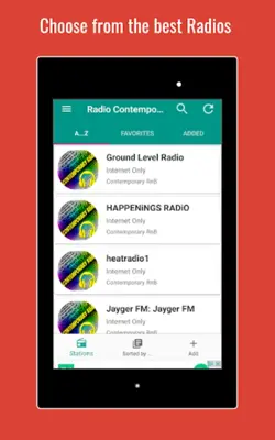 Contemporary RnB Radio android App screenshot 5