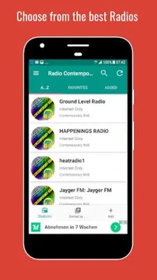 Contemporary RnB Radio android App screenshot 7